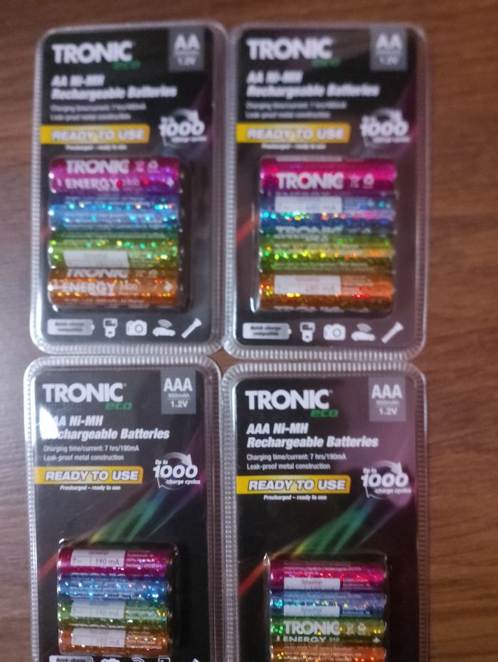 Pile rechargeable Tronic neuf AA où AAA