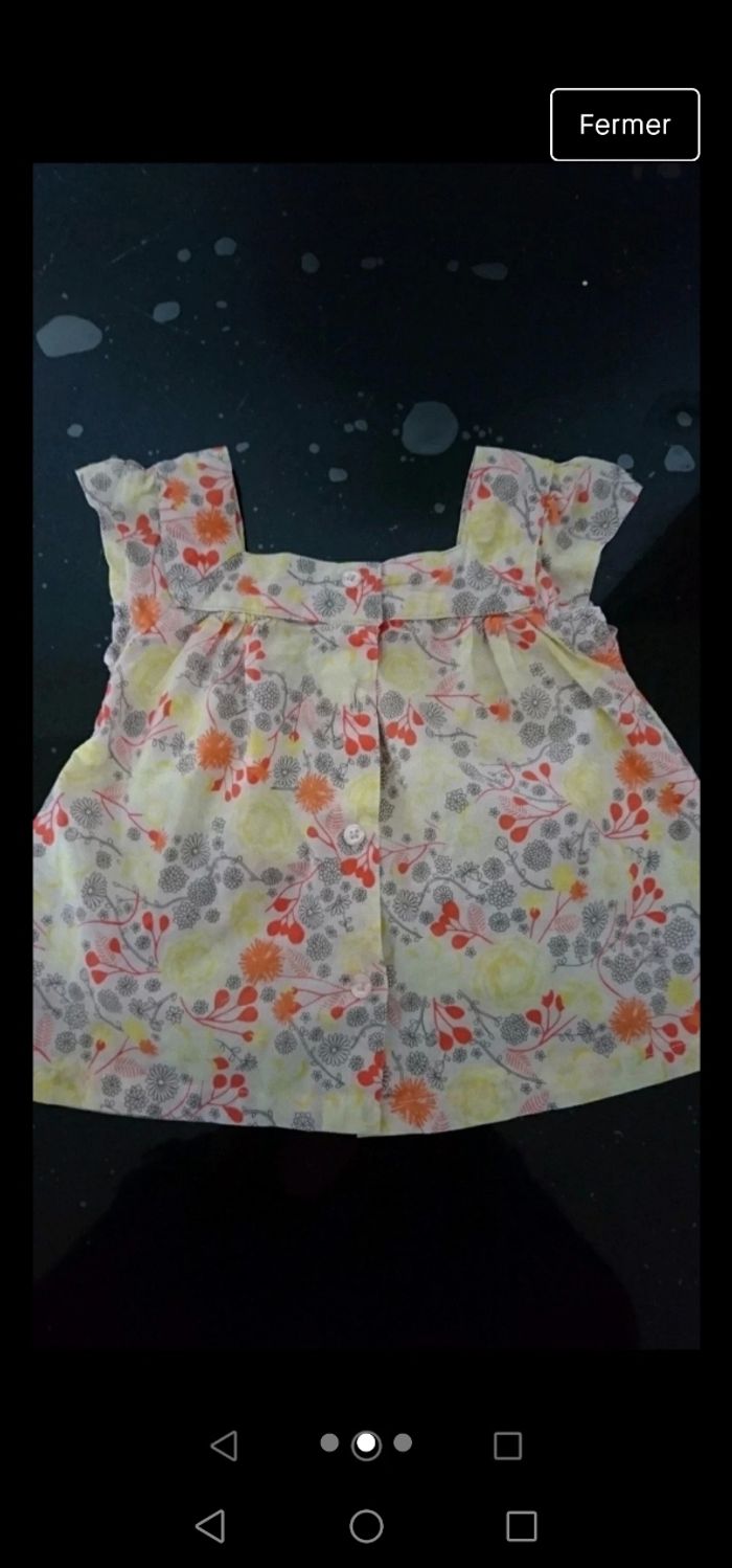 Jolie blouse taille 9 mois - photo numéro 2