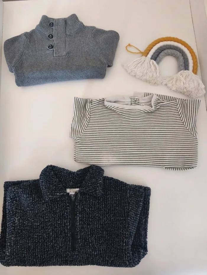 Lot pulls Zara Catimini Mango - photo numéro 2