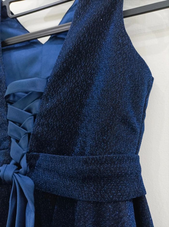 Robe de soirée, cérémonie métallisé taille 36 neuve - photo numéro 3