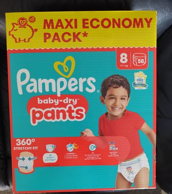 Couches Pampers baby-dry pants
