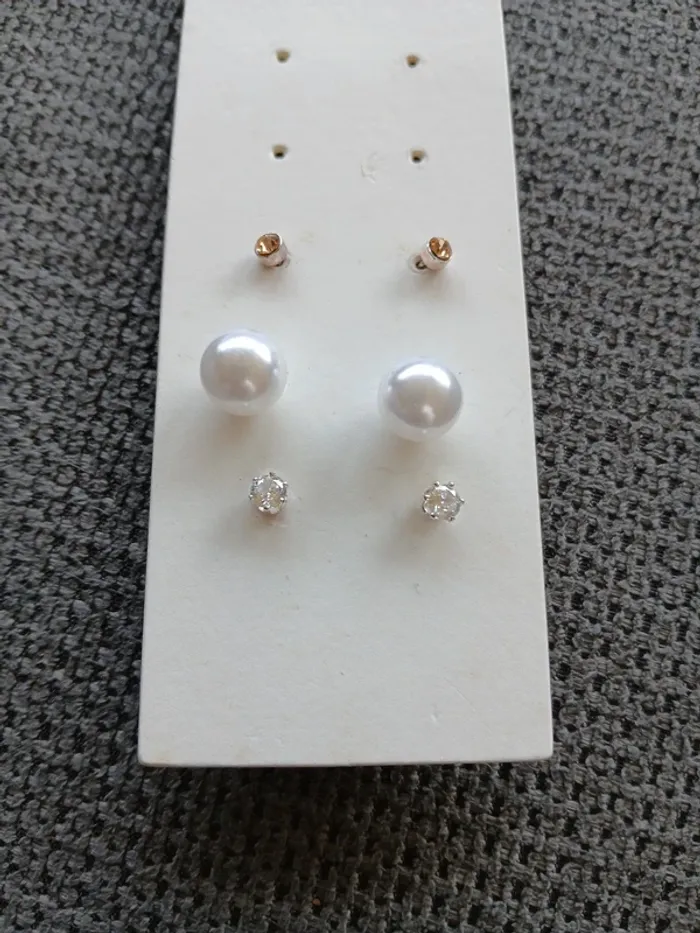 Lot boucles d'oreilles