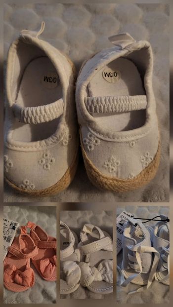 Lot chaussure nouveau né
