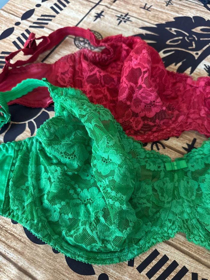 Lot soutien gorge corbeille Darjeeling - photo numéro 3