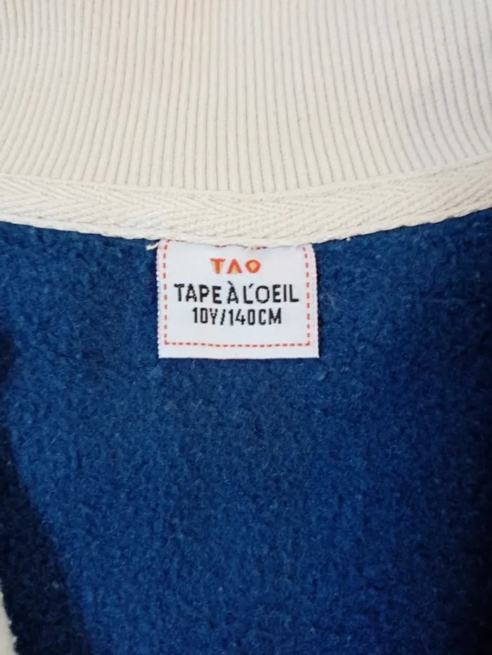 Tao. Sweat col zippé - photo numéro 5