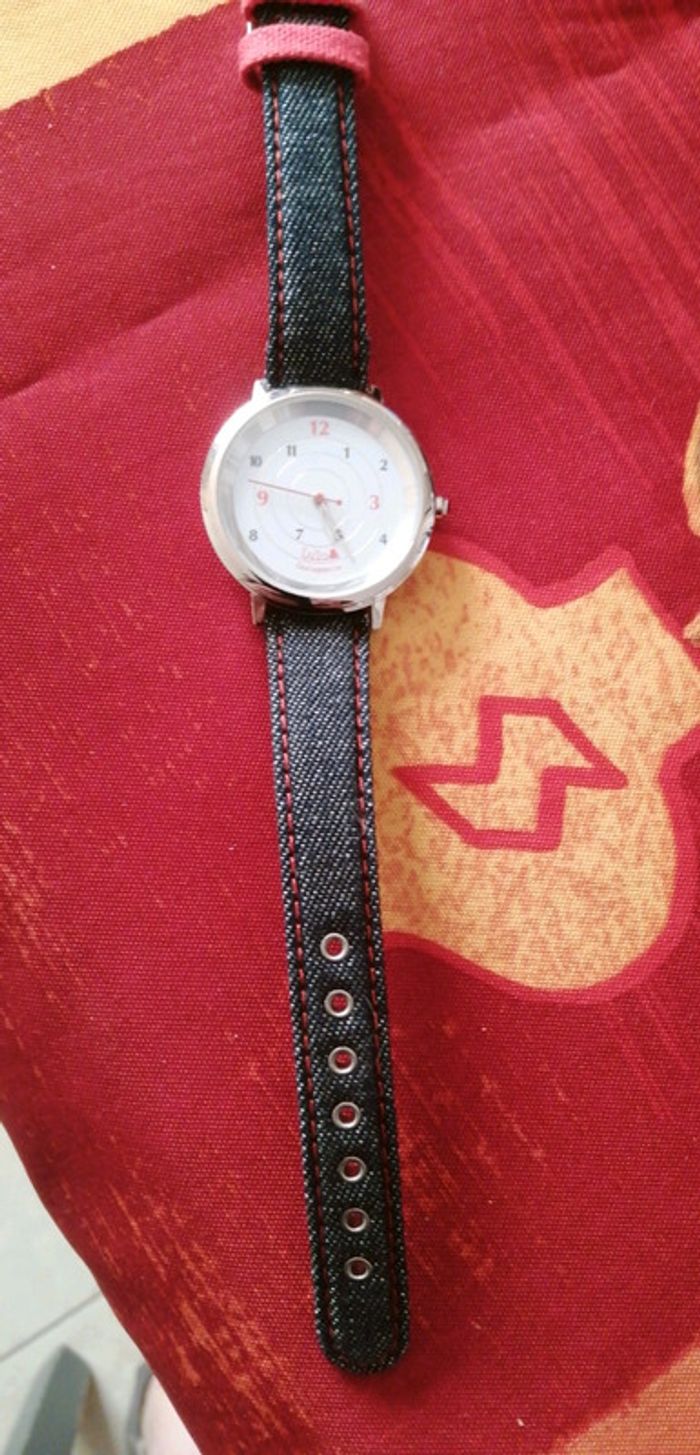 Montre Lulu Castagnette neuve bracelet jean