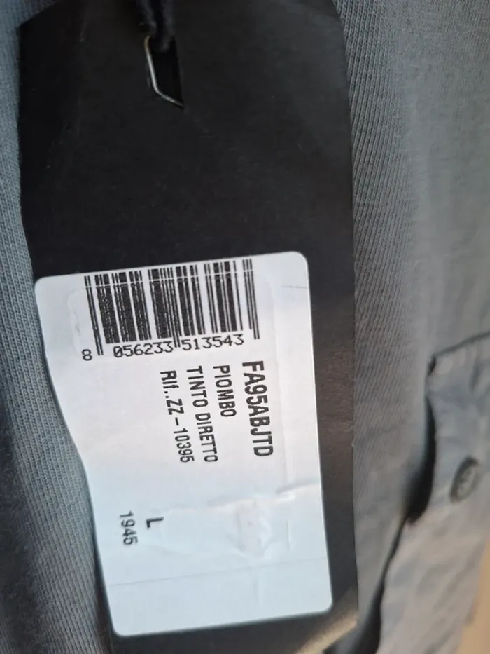 Tee-shirt gris foncé avec poche, Impérial, ML, neuf, taille L - photo numéro 6