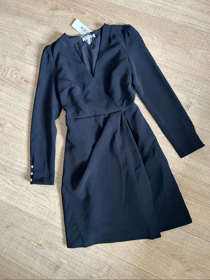 Robe noire neuve à manches longues Morgan taille 34 (valeur 70€) - photo numéro 7