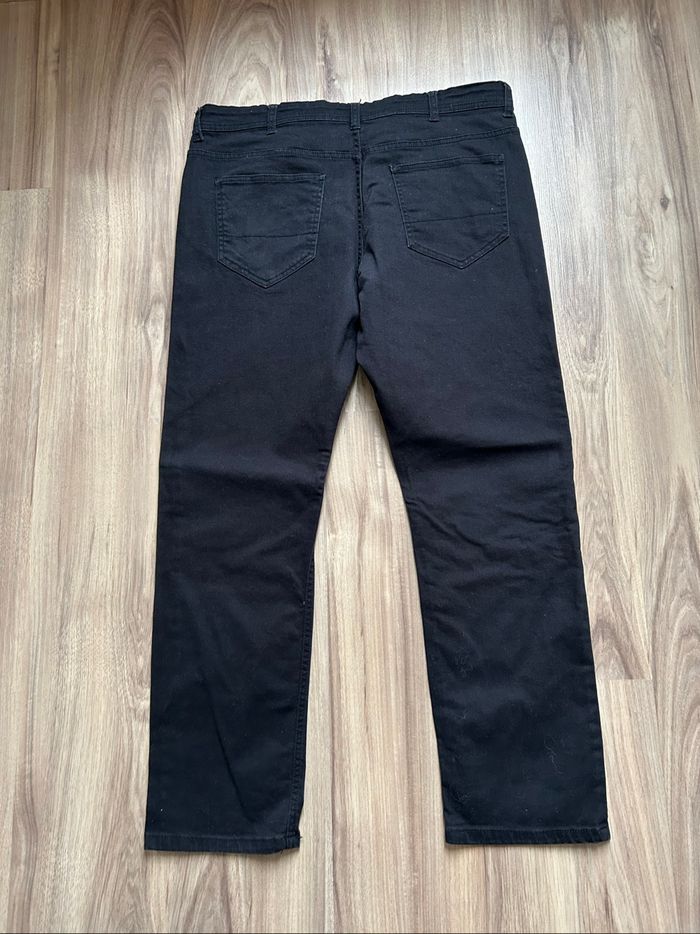 Jean noir uni Straight Homme Denim Co Tailles 44-46 - photo numéro 6