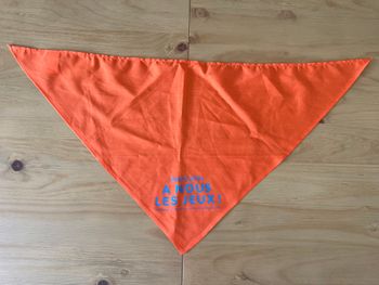 Bandana Orange J.O. Paris 2024 - Neuf