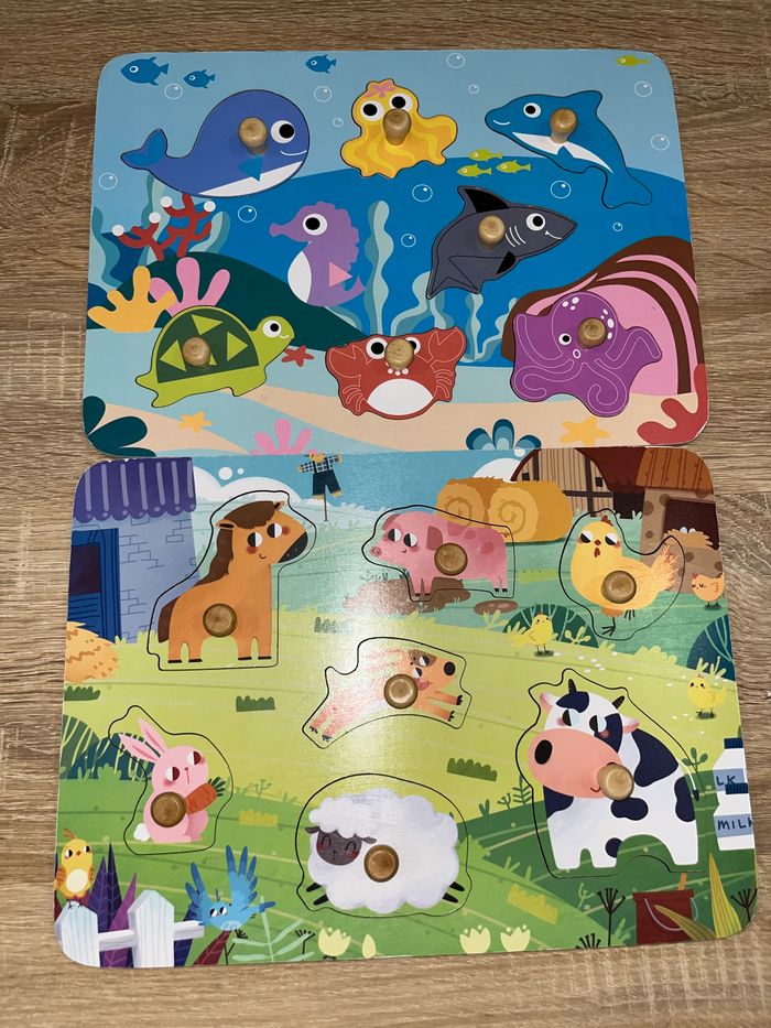 Lot de deux puzzles