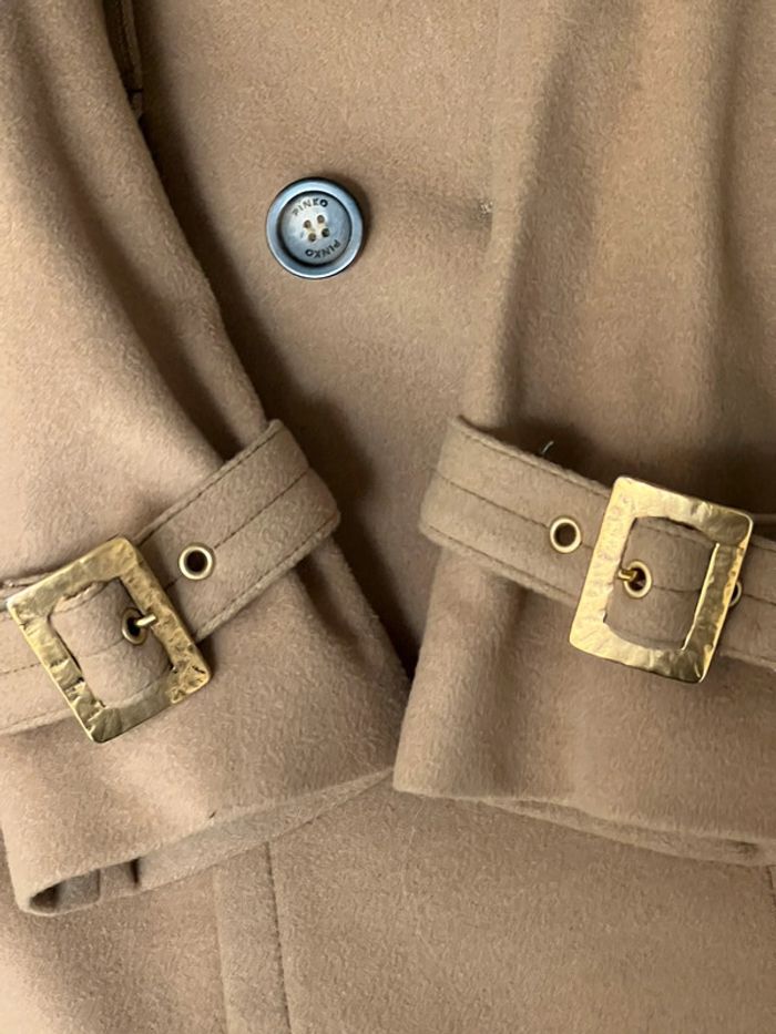 Trench en laine vierge et cachemire Pinko - photo numéro 3