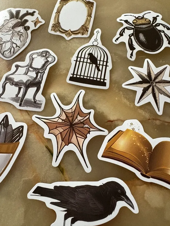 Stickers thème Wicca 10 pièces - photo numéro 3
