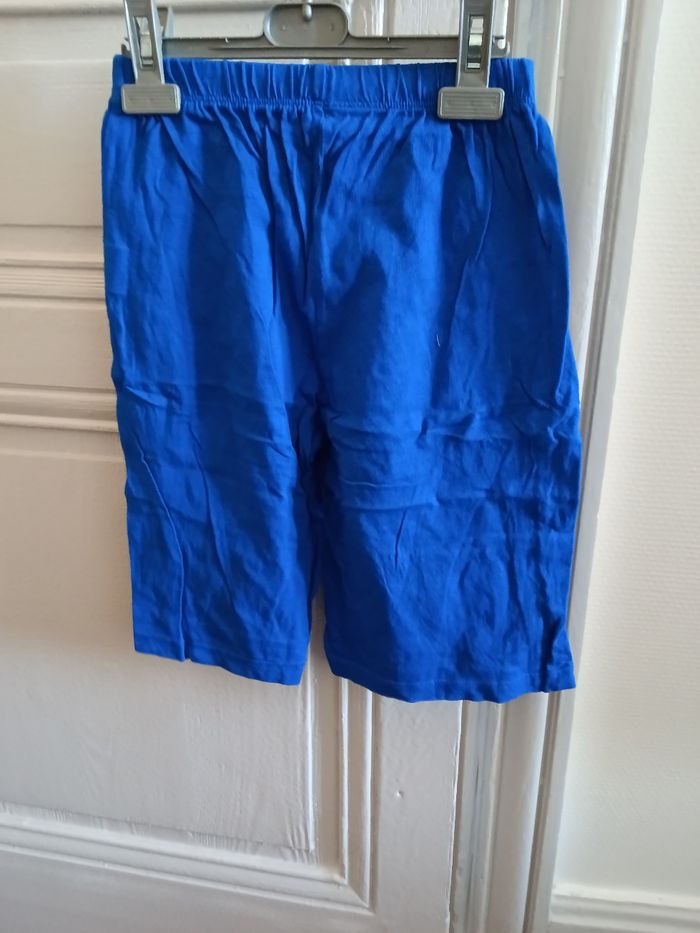 Pyjashort tissaia turquoise et multicolore - photo numéro 4