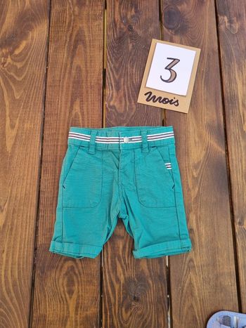 Short bermuda obaibi 3 mois