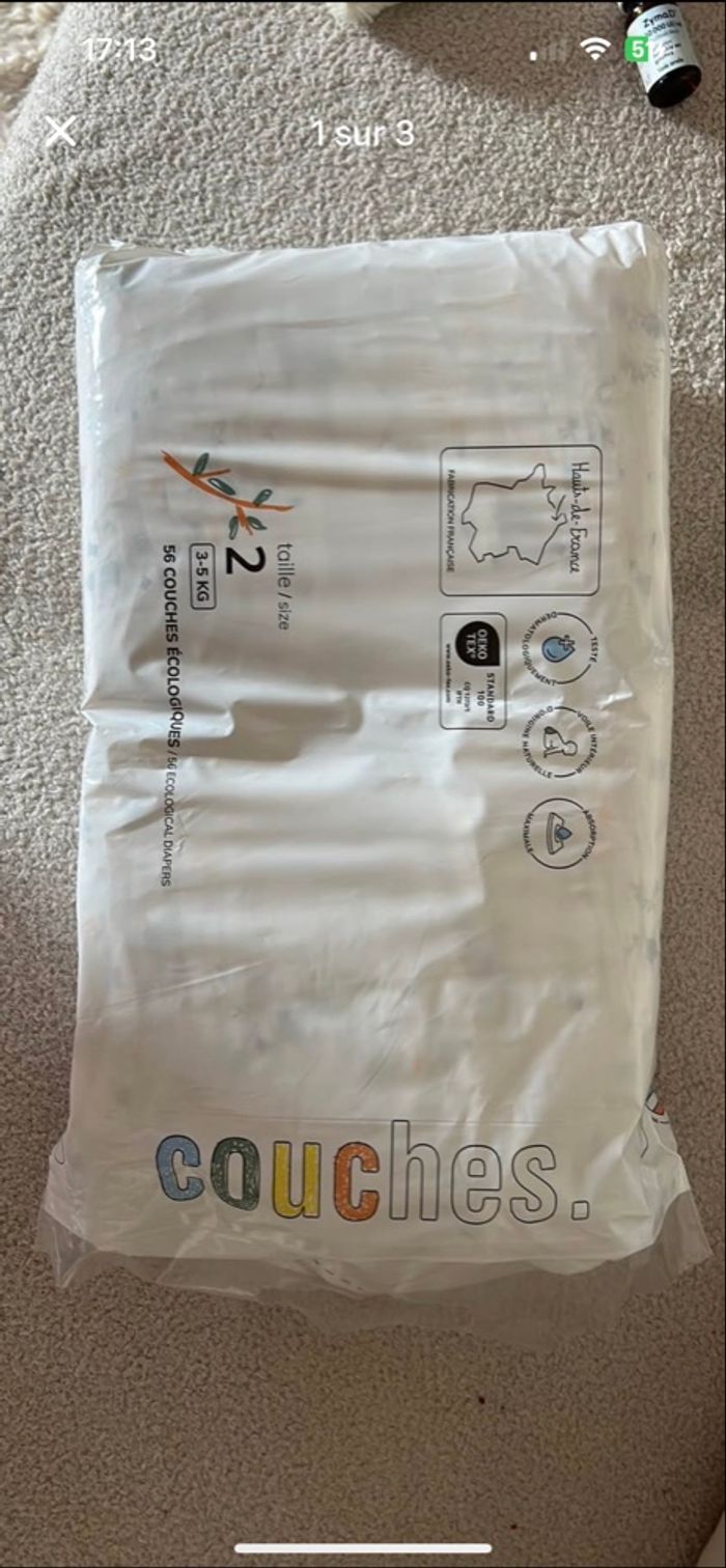 Couches taille 2