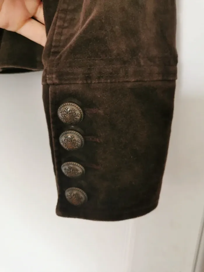 Veste Zara mode en velours - photo numéro 3