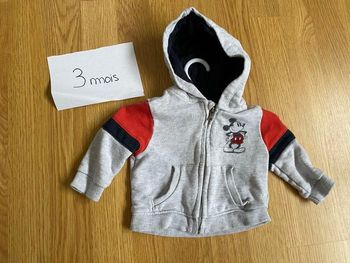 Veste Kiabi Mickey 3 mois
