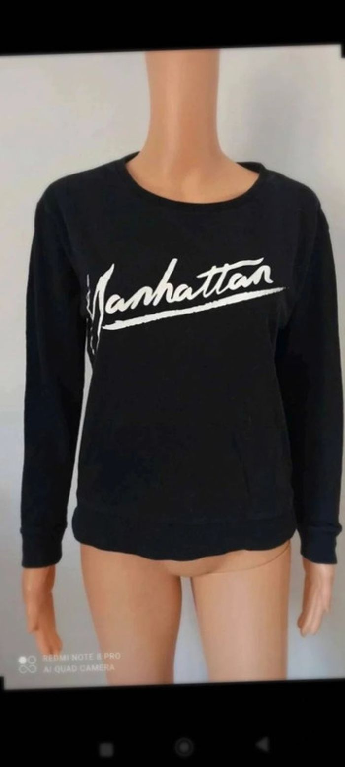 Sweat noir taille s hetm