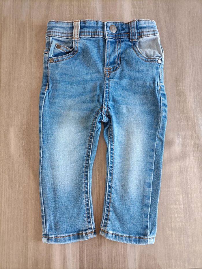 Ensemble Chemise manches longues/ jean regular TAO 6 mois - photo numéro 6