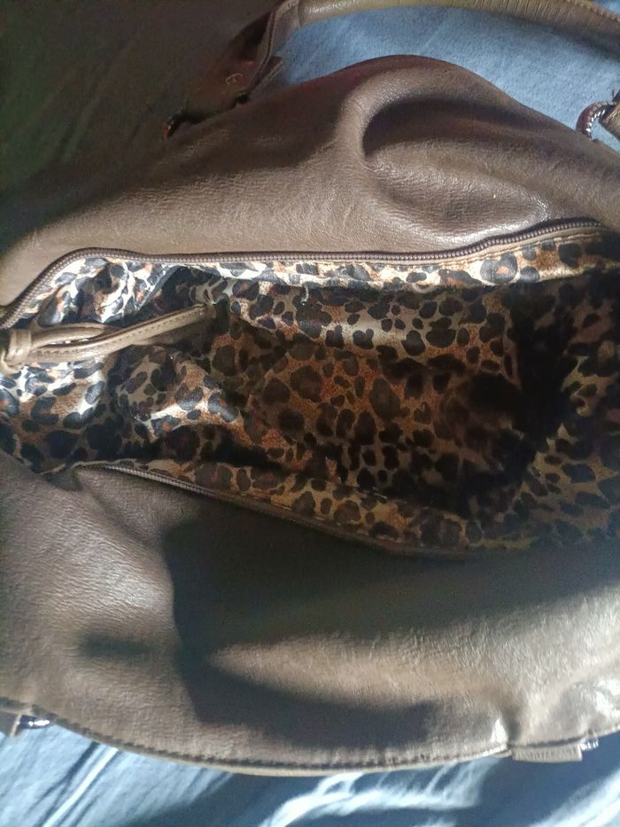 Sac à main en cuir véritable David Jones - photo numéro 4