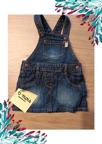 Robe fille jean 6 mois