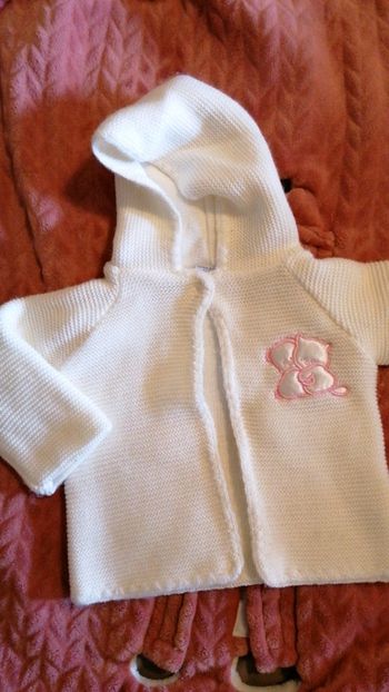 Manteau gillet tricot