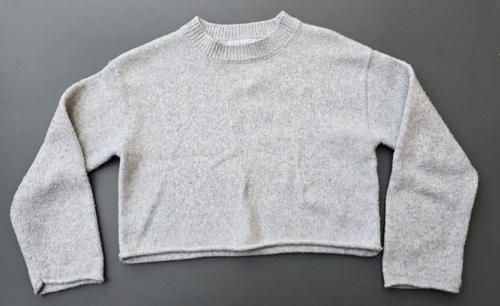 Pull court maille fine 8 ans fille zara