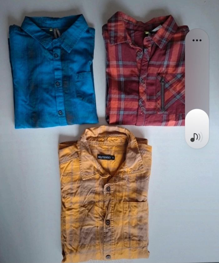 Lot de 3 chemises