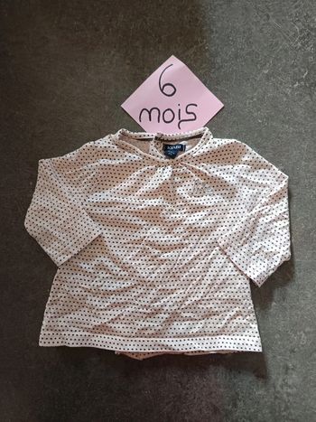 Haut à pois 6 mois