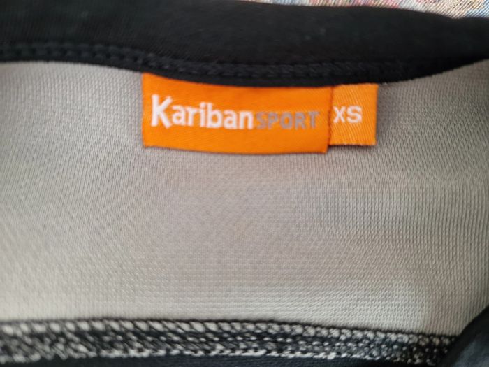 Debardeur De Sport Noir Et Gris Kariban - photo numéro 7