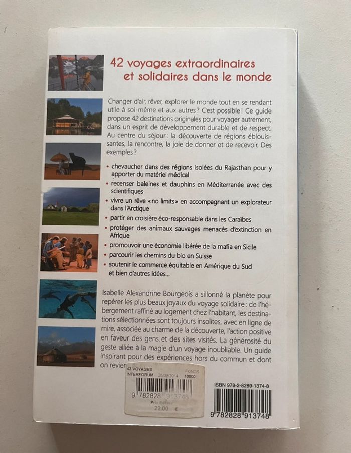 Guide de voyage « 42 voyages extraordinaires et solidaires dans le monde » - photo numéro 2