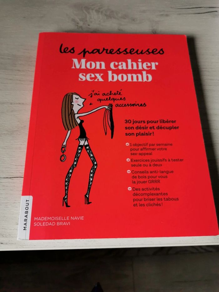 Livre mon cahier sex bomb