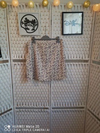 💕Jolie Jupe portefeuille fleurie BZB   - femme TL / 40 tendance et féminine 💕