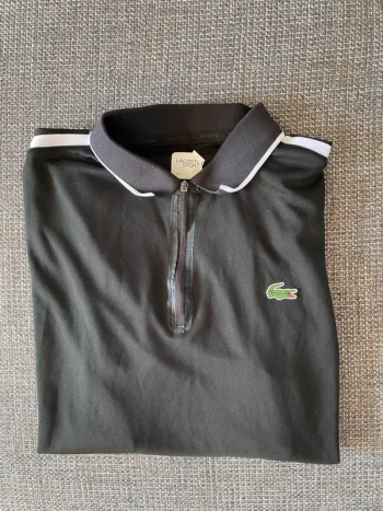 Polo Lacoste Sport Dry Fit Noir Taille FR 5 (XL) État parfait 🔥