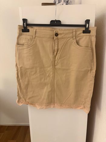 jupe beige