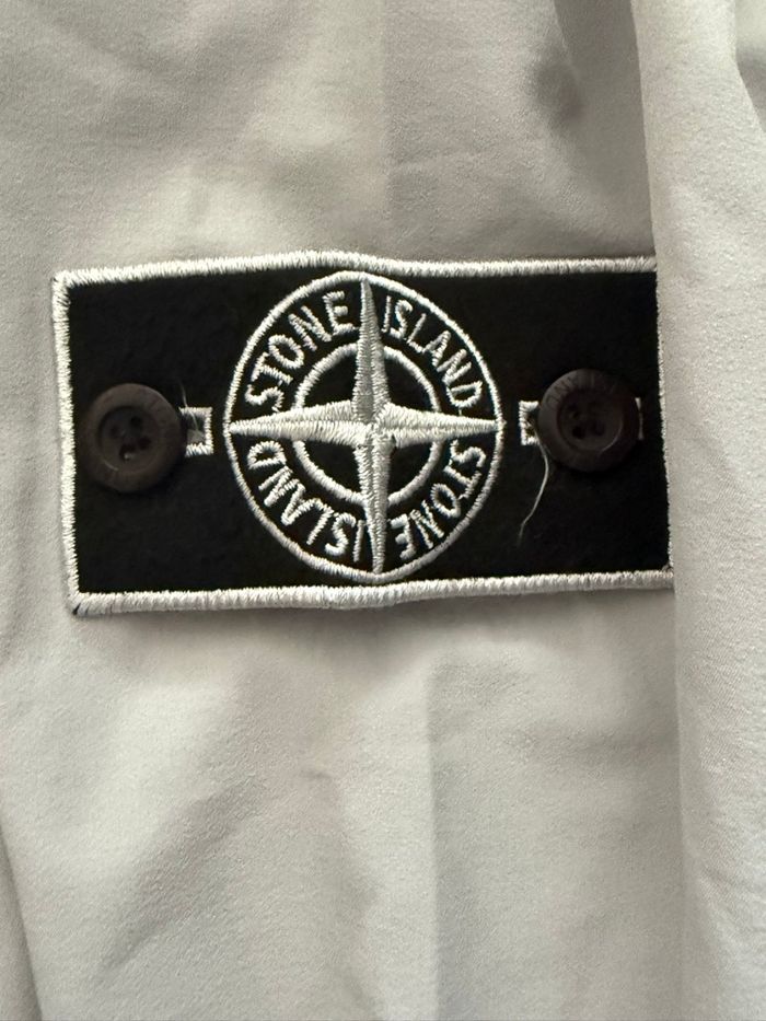 Gilet stone Island blanc taille-S - photo numéro 4