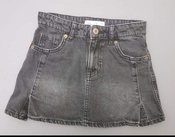 Jupe en jeans noir 8 ans fille Zara