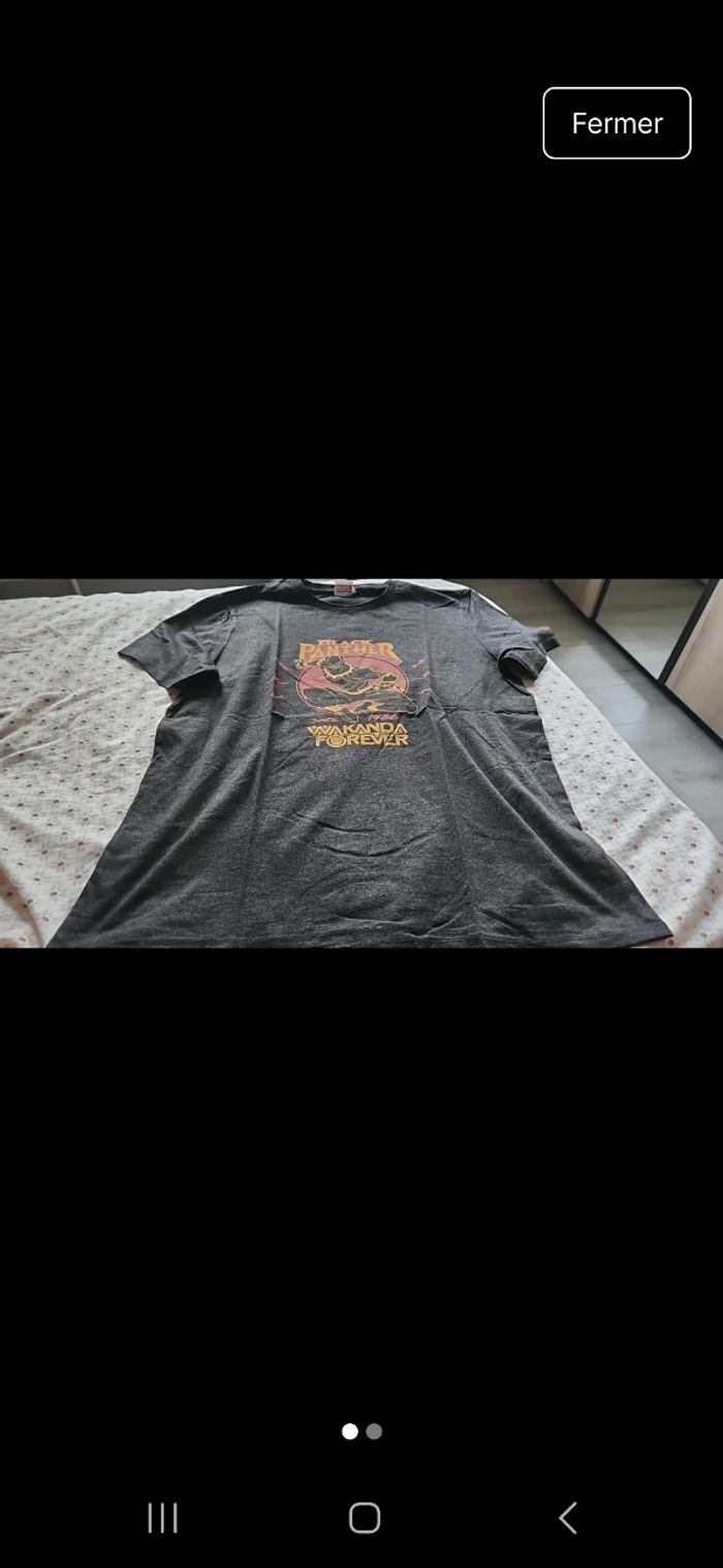 T-shirt Black Panther