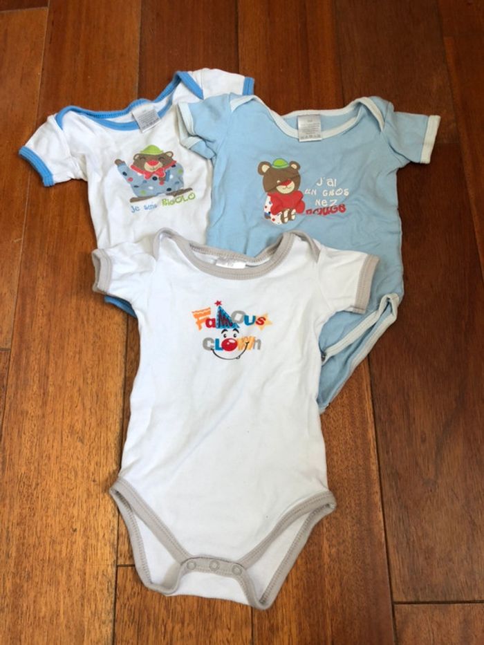 Lot de 3 bodies 6M - photo numéro 2