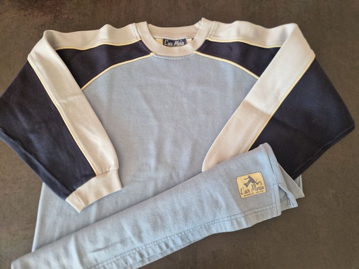 Sweat tricolore l'Air Marin - T. 12 ans - Bon état