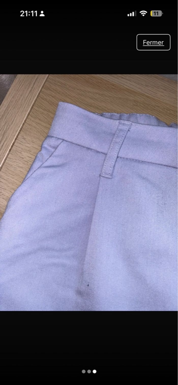 Pantalon tailleur couleur lilas - photo numéro 3