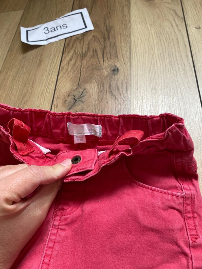 Pantalon léger rose 36 mois - photo numéro 3