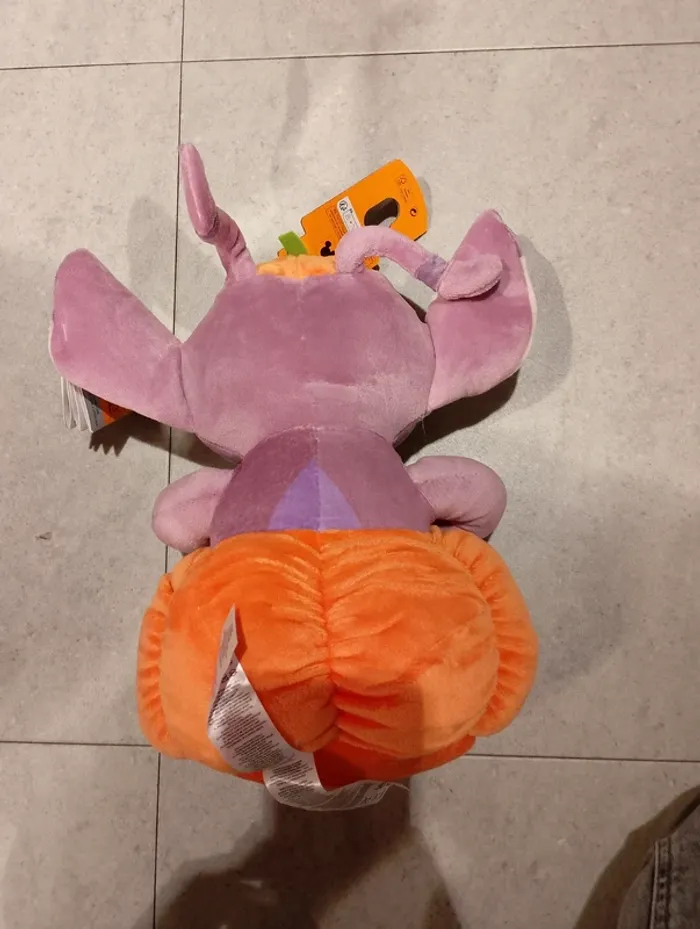 Peluche Angel de stitch citrouille halloween Disney - photo numéro 2