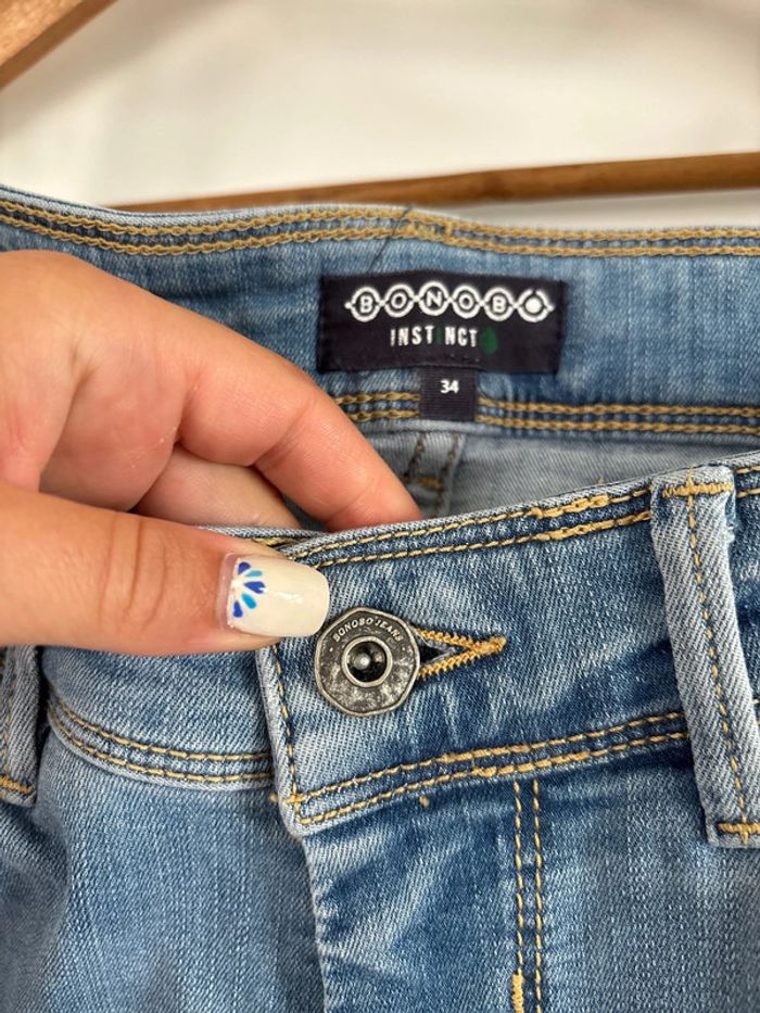 Jean skinny bleu bonobo taille 34 - photo numéro 4