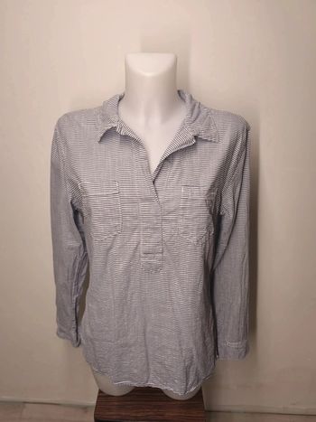Haut Gap Femme Taille Large Rayure