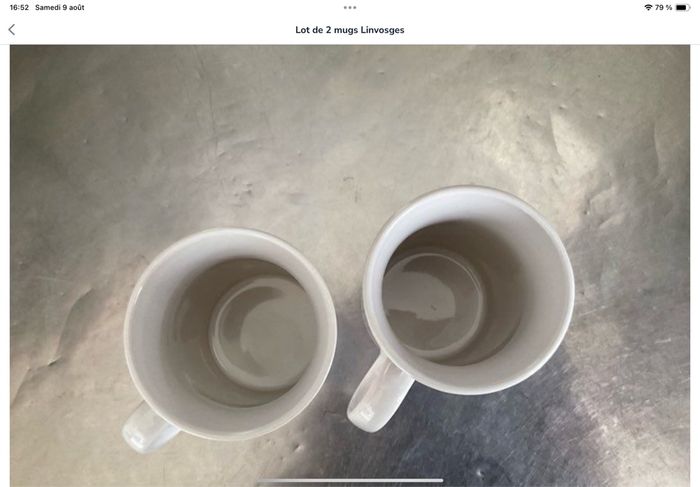 Lot de 2 mugs Linvosges - photo numéro 4