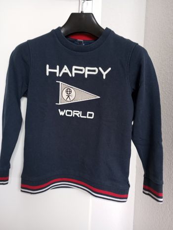 Sweat bleu marine Okaïdi