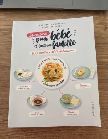 Livre Je cuisine pour bébé et toute la famille