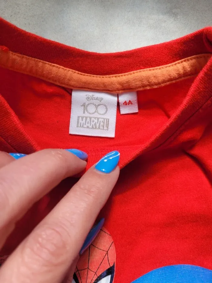 Tee shirt spiderman 4 ans neuf sans etiquette - photo numéro 3